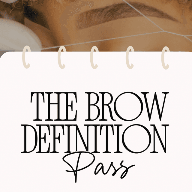 4-Month Brow Definition Package at Luxe Brow Glow Studio in Raleigh, NC